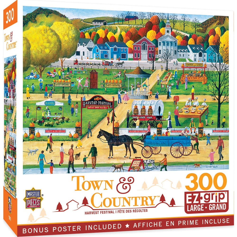 Town & Country - Harvest Festival 300 Piece EZ Grip Jigsaw Puzzle (ONLINE ORDER ONLY)