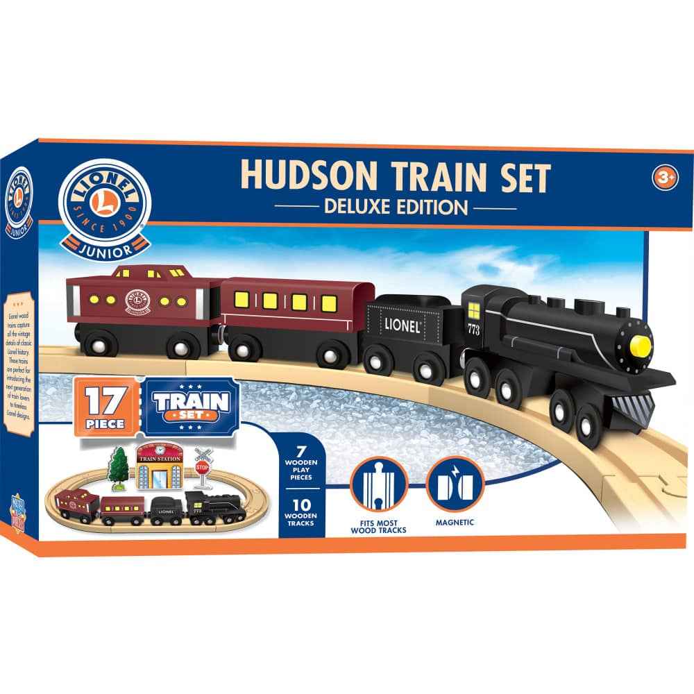 Lionel - Hudson Train 17-Piece Toy Train Set - Deluxe Edition