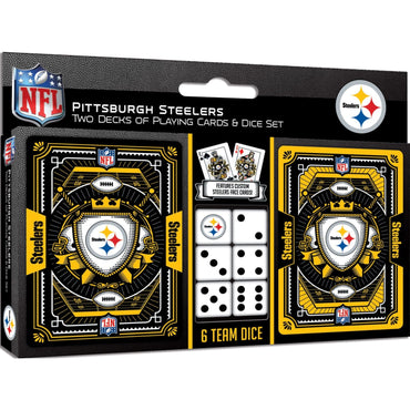 Pittsburgh Steelers - 2-Pack Playing Cards & Dice Set (ONLINE ORDER ONLY)