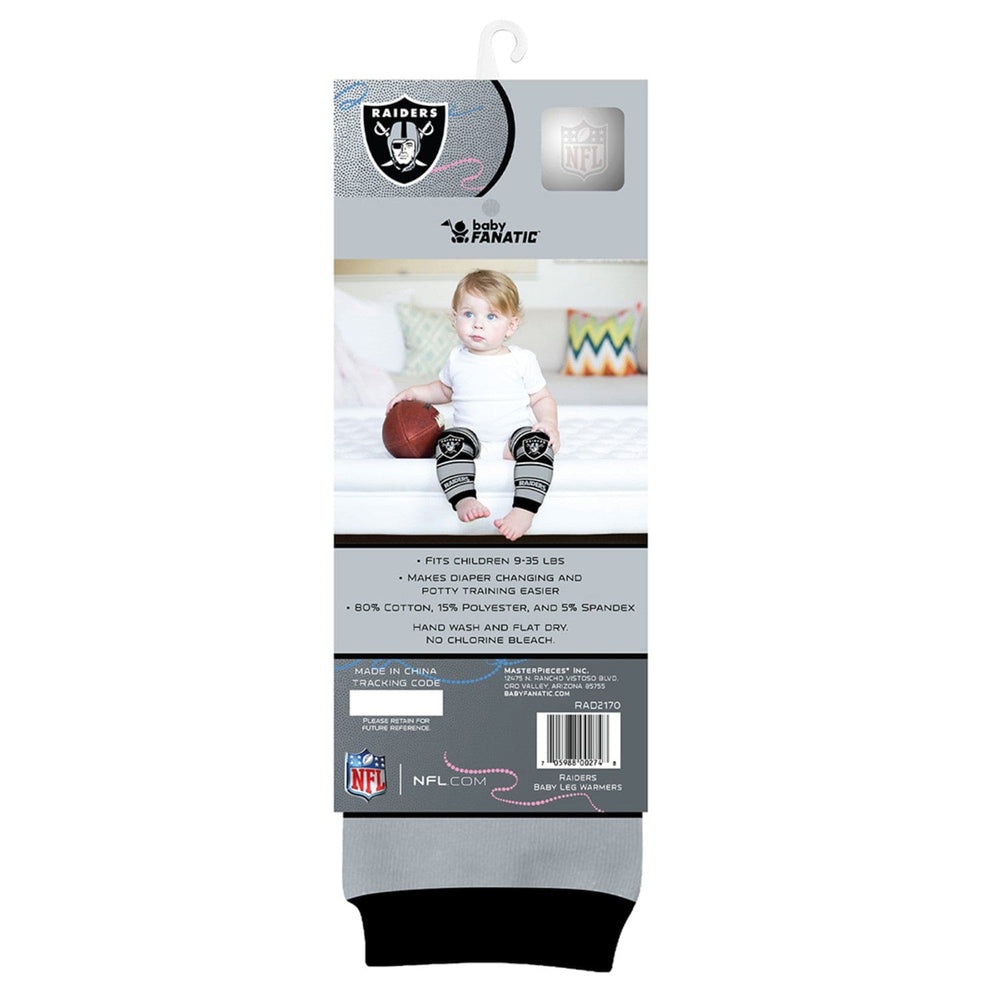 Las Vegas Raiders Baby Leg Warmers (ONLINE ORDER ONLY)