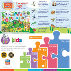 Hello, World! - Backyard Bugs 60 Piece Jigsaw Puzzle (ONLINE ORDER ONLY)