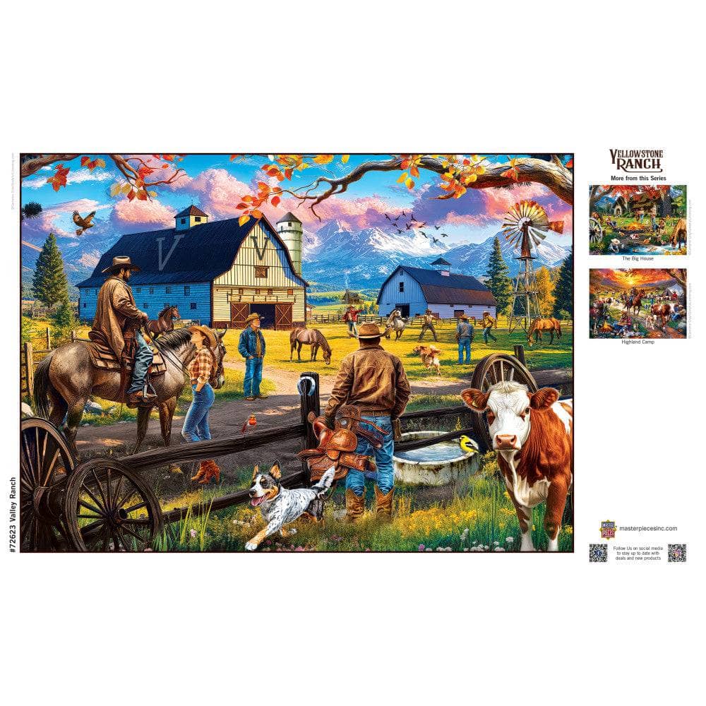 Yellowstone Ranch - Valley Ranch 1000 Piece Jigsaw Puzzle