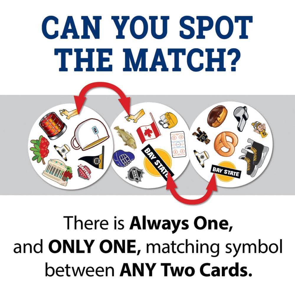Boston Bruins Spot It! Card Game (ONLINE ORDER ONLY)