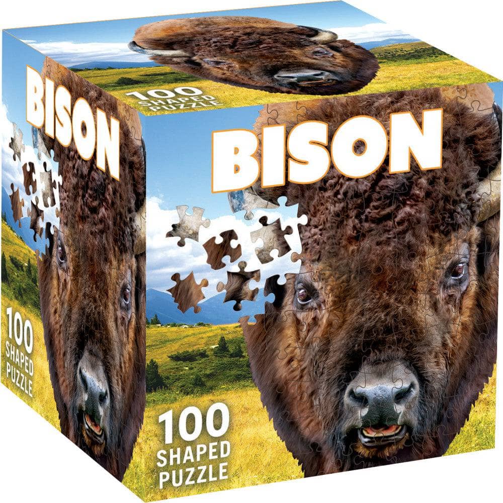 Bison 100 Piece Shaped Jigsaw Puzzle (ONLINE ORDER ONLY)