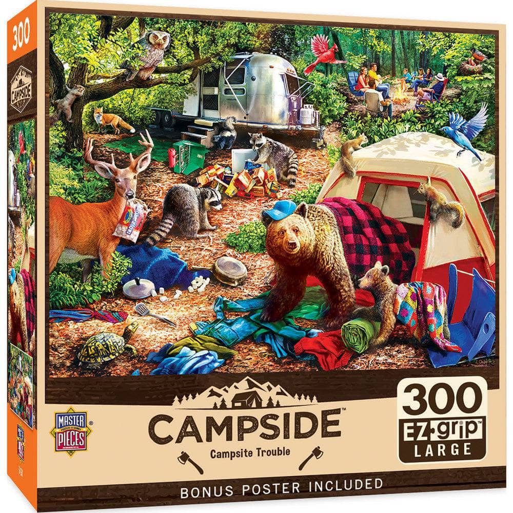 Campside - Campsite Trouble 300 Piece EZ Grip Jigsaw Puzzle (ONLINE ORDER ONLY)