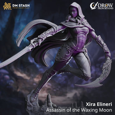 Xira Elineri, Assassin of the Waxing Moon (Female Drow Assassin) (ONLINE ORDER ONLY)