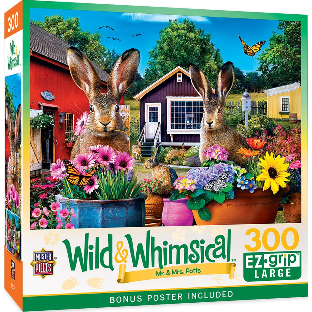 Wild & Whimsical - Mr. & Mrs. Potts 300 Piece EZ Grip Jigsaw Puzzle (ONLINE ORDER ONLY)