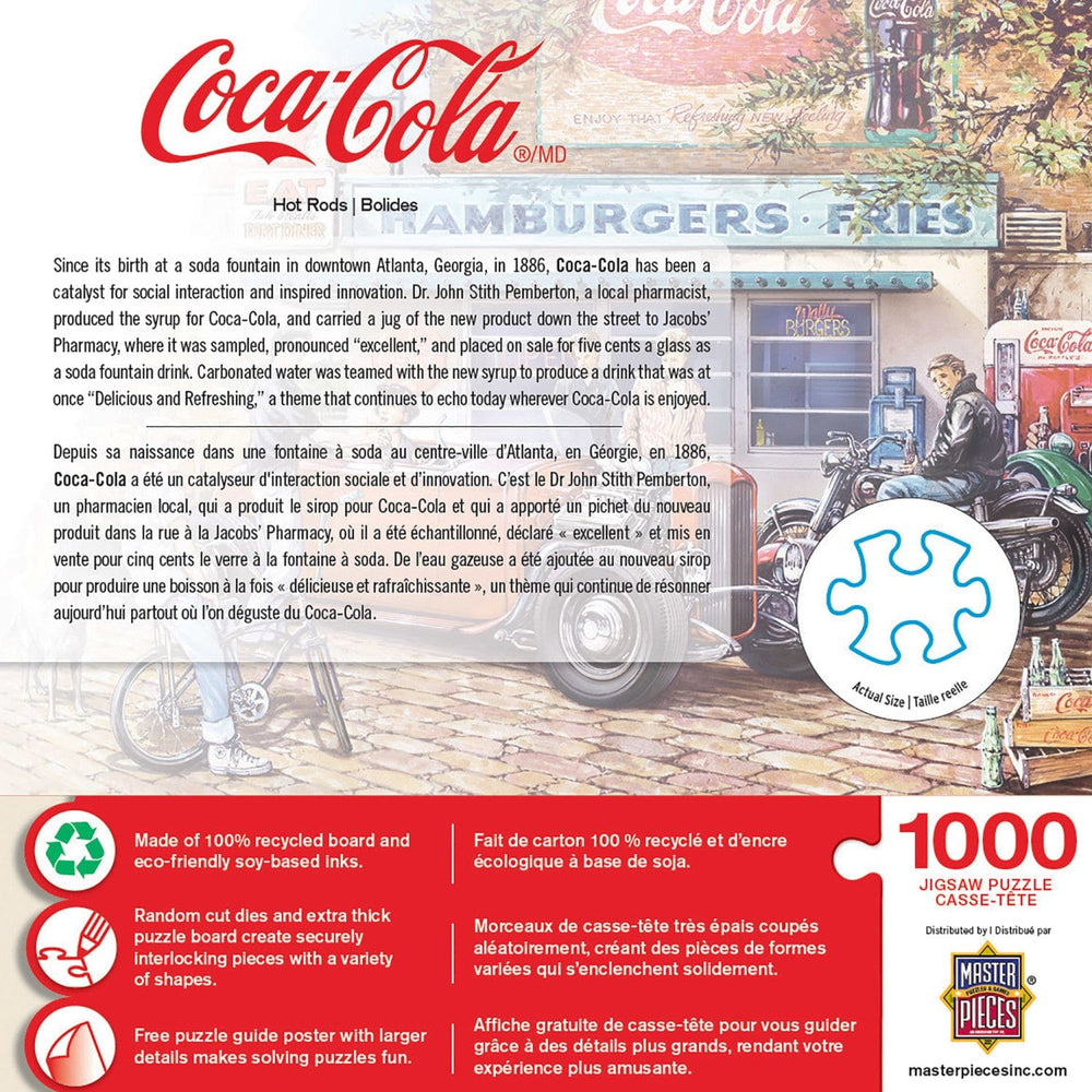 Coca-Cola - Hot Rods 1000 Piece Jigsaw Puzzle (ONLINE ORDER ONLY)