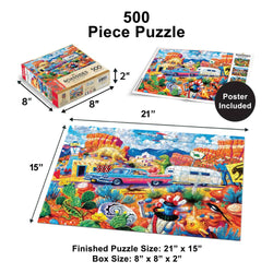 Roadsides of the Southwest - Off the Beaten Path 500 Piece Jigsaw Puzzle