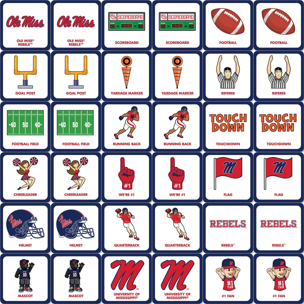 Ole Miss Rebels Matching Game (ONLINE ORDER ONLY)