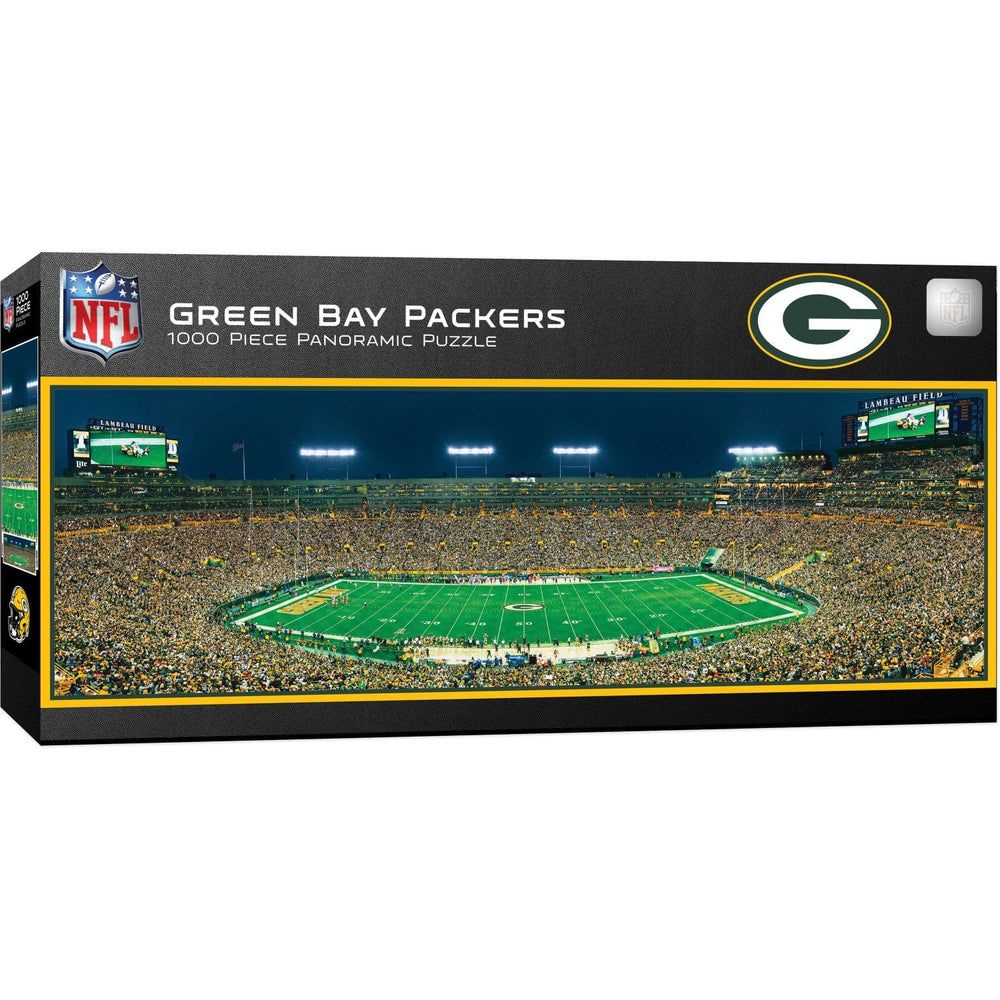 Green Bay Packers - 1000 Piece Panoramic Jigsaw Puzzle - Center View (ONLINE ORDER ONLY)