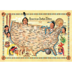 American Indian Tribes 500 Piece Jigsaw Puzzle (ONLINE ORDER ONLY)