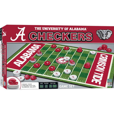 Alabama Crimson Tide Checkers Board Game (ONLINE ORDER ONLY)