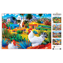 Roadsides of the Southwest - Gallos Blancos 500 Piece Jigsaw Puzzle (ONLINE ORDER ONLY)