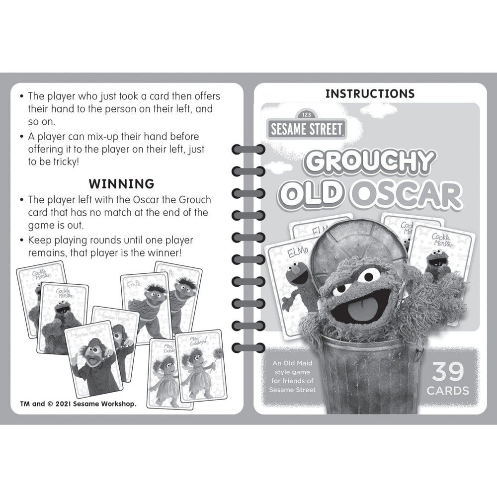 Sesame Street - Grouchy Old Oscar Card Game (ONLINE ORDER ONLY)