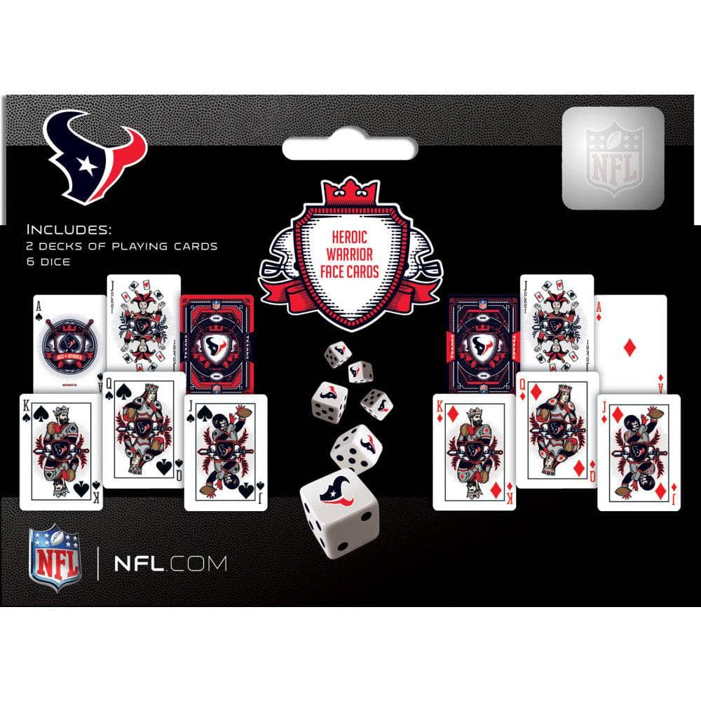 Houston Texans - 2-Pack Playing Cards & Dice Set (ONLINE ORDER ONLY)