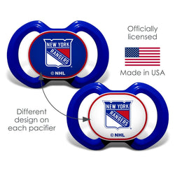 New York Rangers - Pacifier 2-Pack (ONLINE ORDER ONLY)