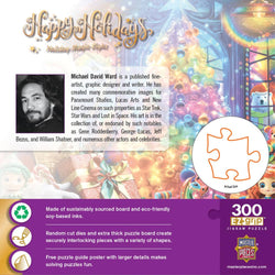Happy Holidays - Holiday Magic Light 300 Piece EZ Grip Jigsaw Puzzle (ONLINE ORDER ONLY)