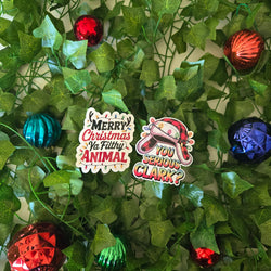 Funny Famous Christmas Movie Quote Stickers (ONLINE ORDER ONLY)