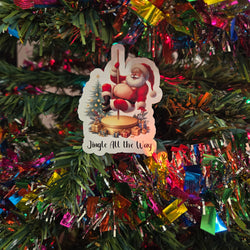 Hilarious Adult Humor Santa Christmas Stickers (ONLINE ORDER ONLY)