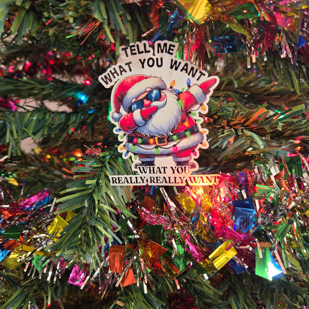 Hilarious Adult Humor Santa Christmas Stickers (ONLINE ORDER ONLY)