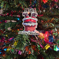 Hilarious Adult Humor Santa Christmas Stickers (ONLINE ORDER ONLY)