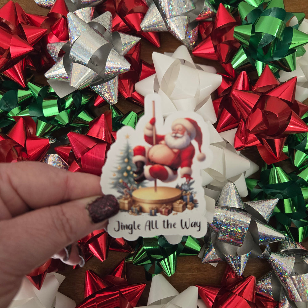 Hilarious Adult Humor Santa Christmas Stickers (ONLINE ORDER ONLY)