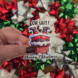 Hilarious Adult Humor Santa Christmas Stickers (ONLINE ORDER ONLY)