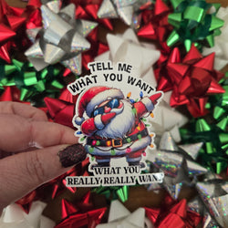 Hilarious Adult Humor Santa Christmas Stickers (ONLINE ORDER ONLY)