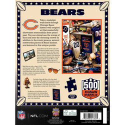 Chicago Bears - Locker Room 500 Piece Jigsaw Puzzle (ONLINE ORDER ONLY)
