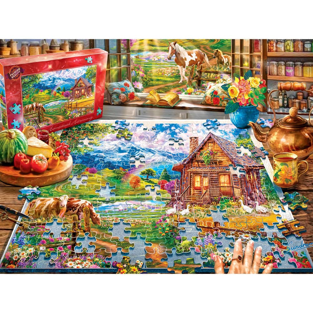 Jigsaw Journey - Homestead Reflections 300 Piece EZ Grip Jigsaw Puzzle