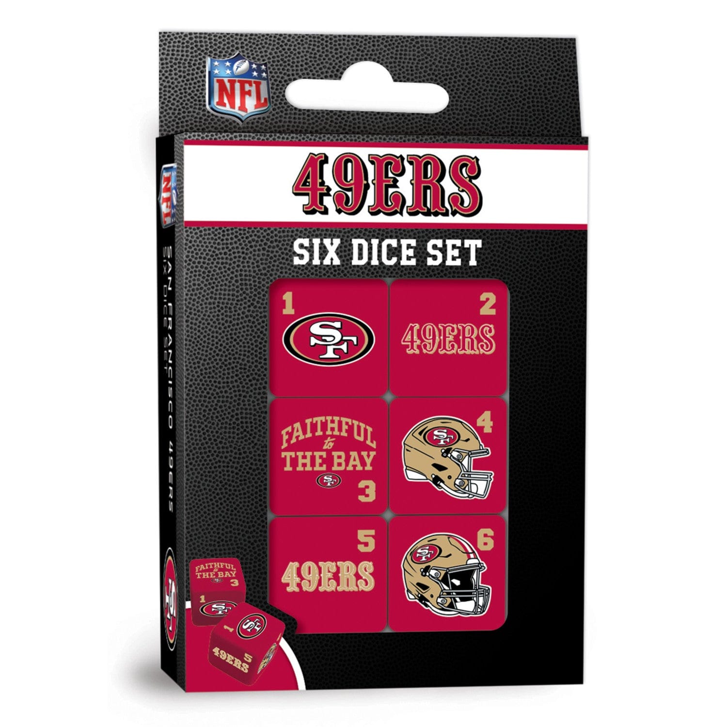 San Francisco 49ers Dice Set - 19mm (ONLINE ORDER ONLY)