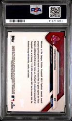 Graded 2025 Topps Now Kristian Campbell #20 Orange Foil /25 Rookie RC Baseball Card PSA 10 Gem Mint (ONLINE ORDER ONLY)