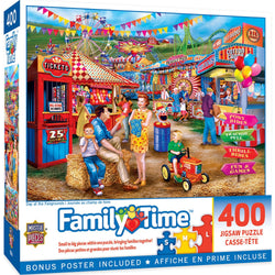 Family Time - Day at the Fairgrounds 400 Piece Jigsaw Puzzle (ONLINE ORDER ONLY)