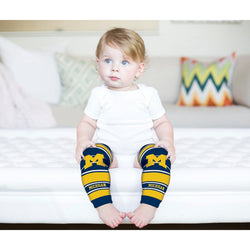 Michigan Wolverines Baby Leg Warmers (ONLINE ORDER ONLY)