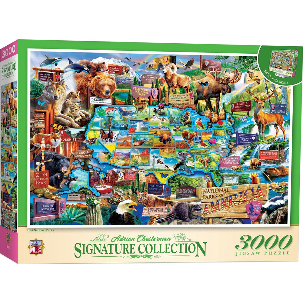 Signature Collection - USA National Parks 3000 Piece Jigsaw Puzzle (ONLINE ORDER ONLY)