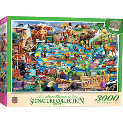 Signature Collection - USA National Parks 3000 Piece Jigsaw Puzzle (ONLINE ORDER ONLY)