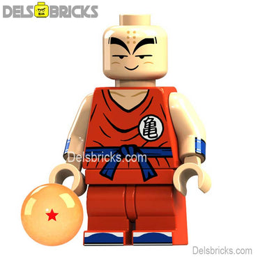 Krillin Dragon Ball Z Super Lego Minifigures Custom Anime Toys (ONLINE ORDER ONLY)