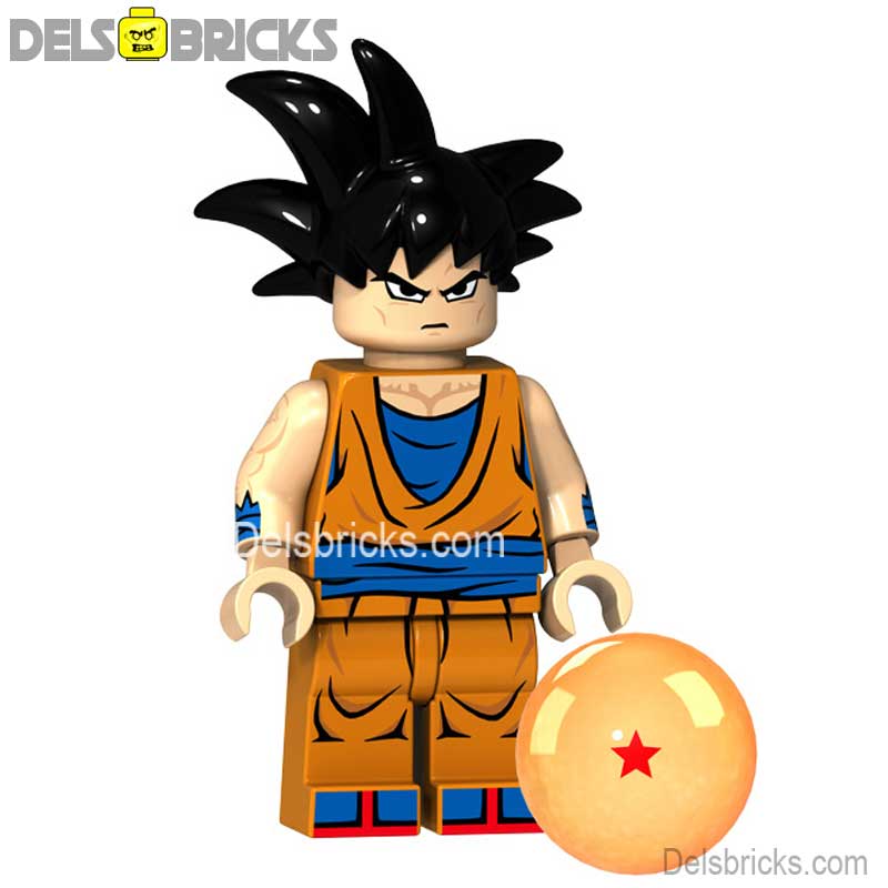 Goku Dragon Ball Z Super Lego Minifigures Custom Anime Toys (ONLINE ORDER ONLY)