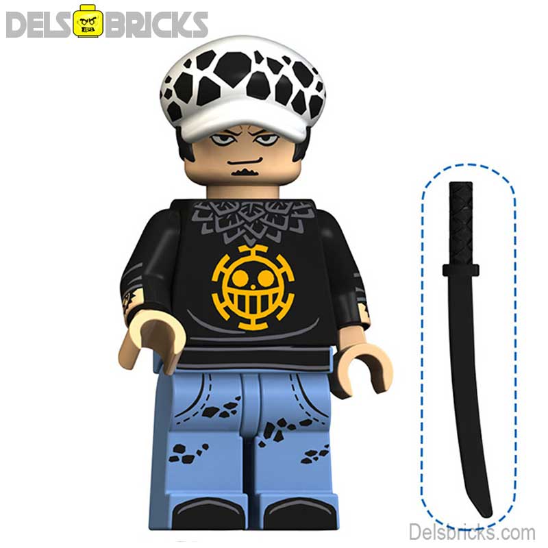 Trafalgar D. Water Law from ONE PIECE Anime Lego Minifigures custom toys (ONLINE ORDER ONLY)