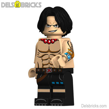 Ace from ONE PIECE Anime Lego Minifigures custom toys (ONLINE ORDER ONLY)
