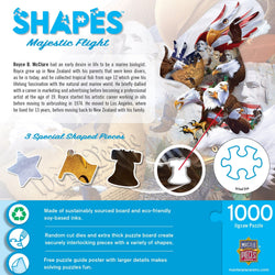 Shapes - Majestic Flight 1000 Piece Shaped Jigsaw Puzzle (ONLINE ORDER ONLY)