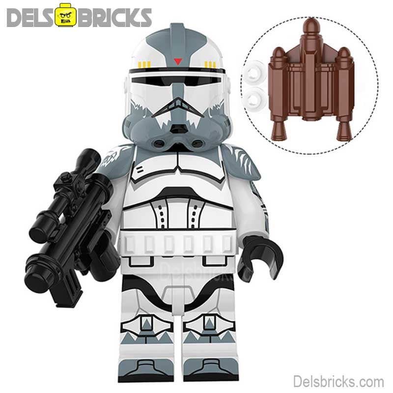 Commander Wolffe Clone trooper Lego Minifigures Custom Toys (ONLINE ORDER ONLY)