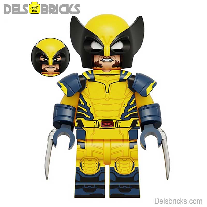 Wolverine Yellow & Blue Suit X-Men & Deadpool 3 Lego Marvel Minifigures NEW 1 (ONLINE ORDER ONLY)