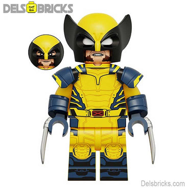 Wolverine Yellow & Blue Suit X-Men & Deadpool 3 Lego Marvel Minifigures NEW 1 (ONLINE ORDER ONLY)