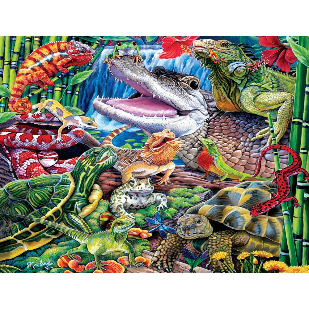 World of Animals - Reptile Friends 100 Piece Jigsaw Puzzle (ONLINE ORDER ONLY)