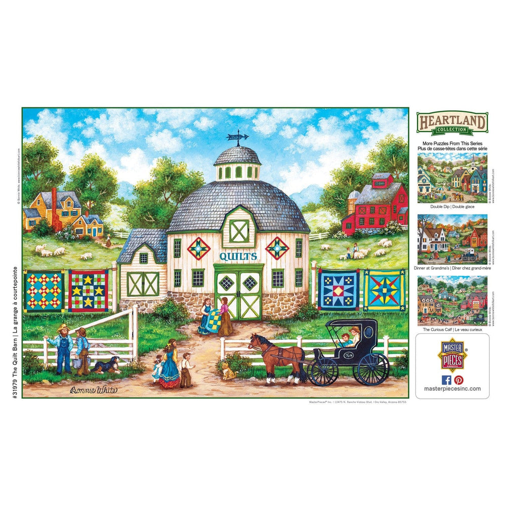 Heartland - The Quilt Barn 550 Piece Jigsaw Puzzle (ONLINE ORDER ONLY)