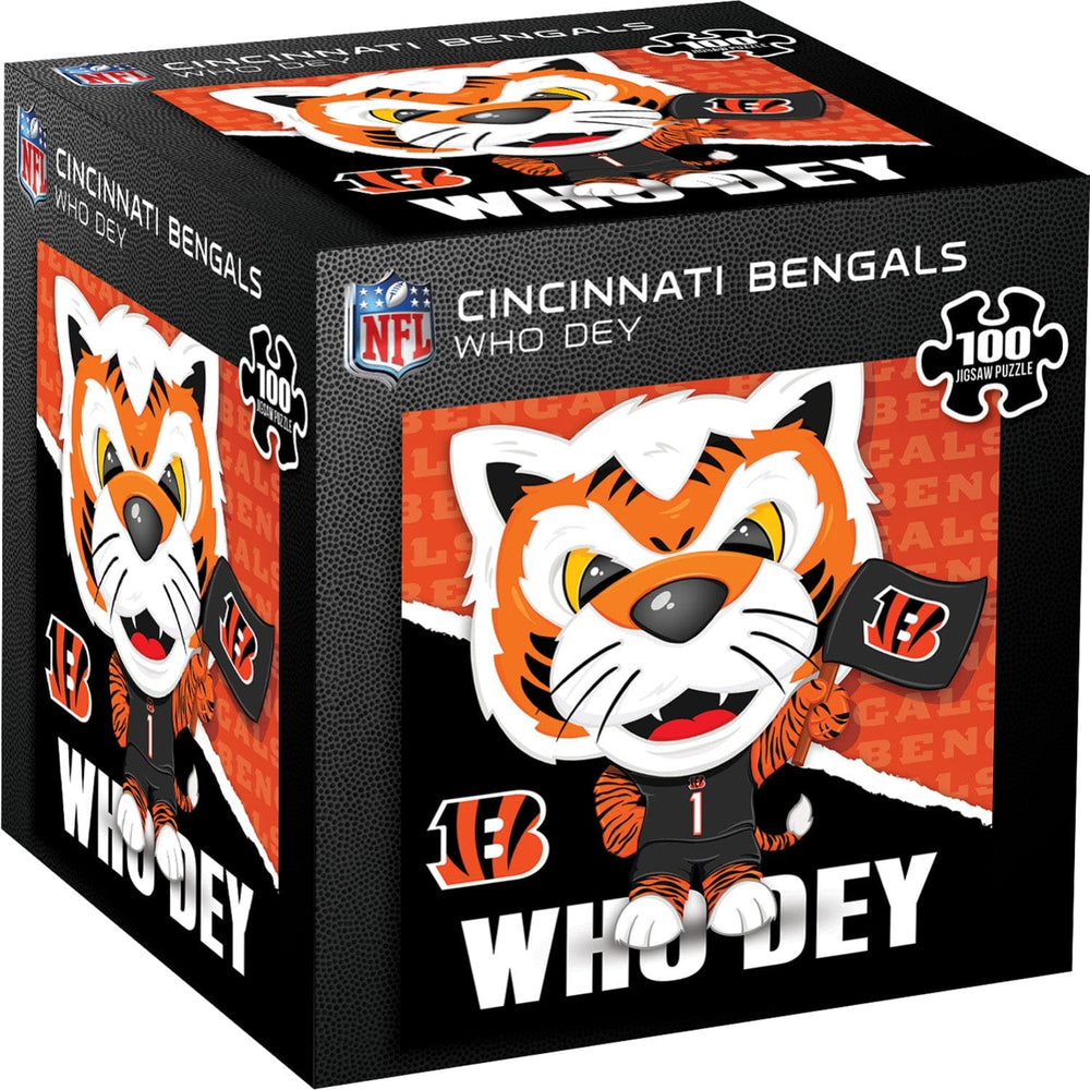 Who Dey - Cincinnati Bengals Mascot 100 Piece Jigsaw Puzzle (ONLINE ORDER ONLY)