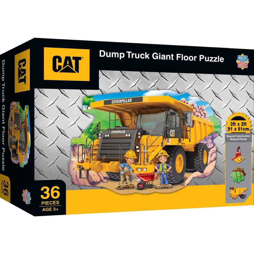 CAT - Dump Truck 36 Piece Floor Jigsaw Puzzle (ONLINE ORDER ONLY)