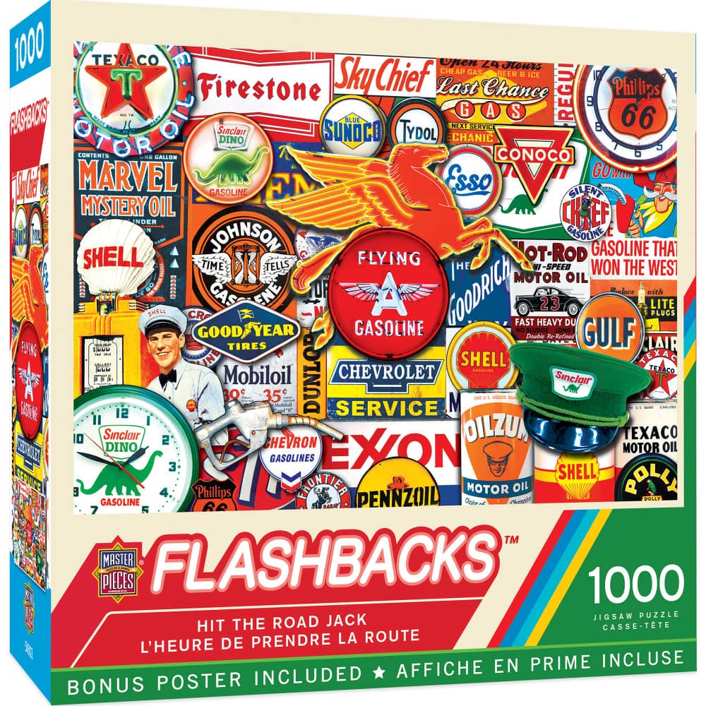 Flashbacks - Hit the Road Jack 1000 Piece Jigsaw Puzzle